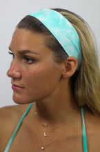 Load image into Gallery viewer, Headband Tie-Dye Mint Green - JUL SWIM Headband Tie-Dye Mint Green