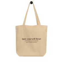 Load image into Gallery viewer, Put Yourself First Eco Tote Bag - JUL SWIM Put Yourself First Eco Tote Bag Default Title