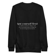 Load image into Gallery viewer, Put Yourself First Crewneck - JUL SWIM Put Yourself First Crewneck